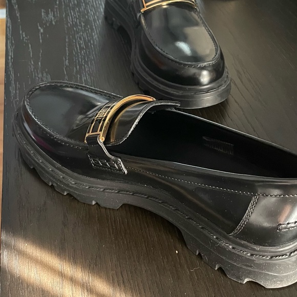Dior Black Leather Loafers - Picture 7 of 11